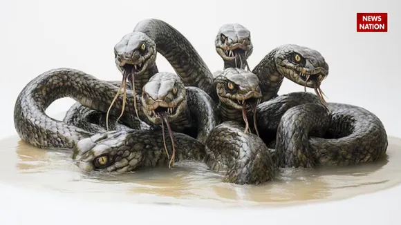 group of snakes viral news
