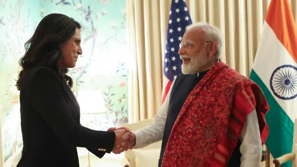 Tulsi Gabbard appoints as National Intelligence Chief PM Modi meets