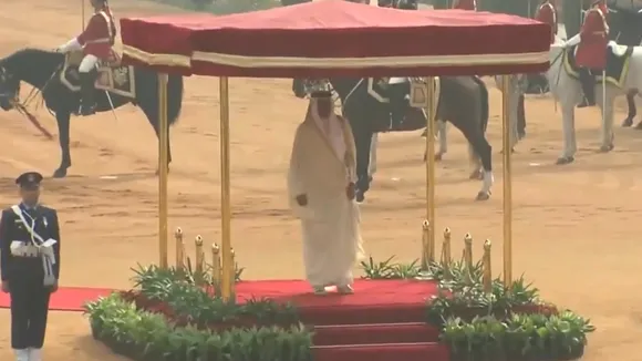Qatar Emir official Welcome in Rashtrapati Bhawan Bilateral talks with PM Modi 