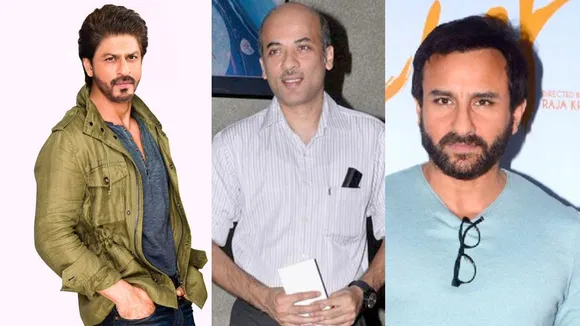 shah rukh khan, saif ali khan and director 