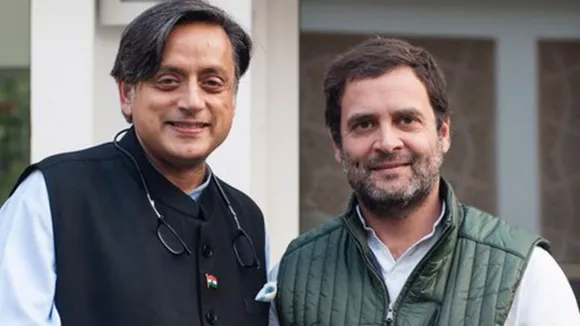 Congress MP Shashi Tharoor and AICC crisis Rahul gandhi