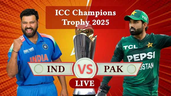 IND vs PAK Live Score 