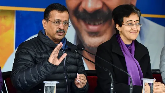 atishi arvind kejriwal image