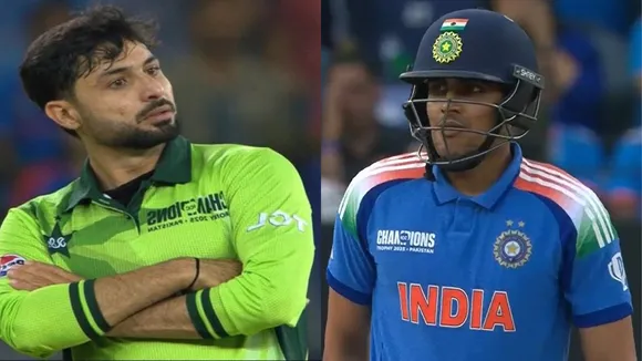 Abrar Ahmed made obscene send off gesture after taking wicket of Shubman Gill during IND vs PAK