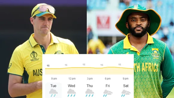AUS vs SA rawalpindi weather