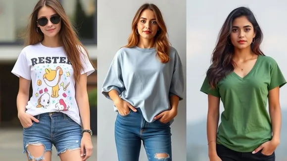 best stylish Trending tshirt designs to wear with jeans for girls in 2025