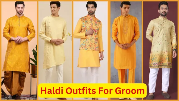 Haldi Outfits For Groom