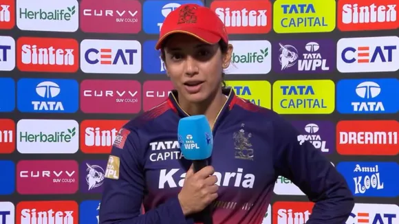 Smriti Mandhana emotional post match statement after RCB W vs DC W WPL 2025 