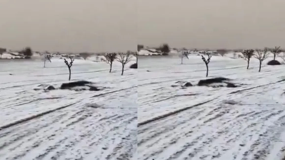 rajasthan churu snow fall