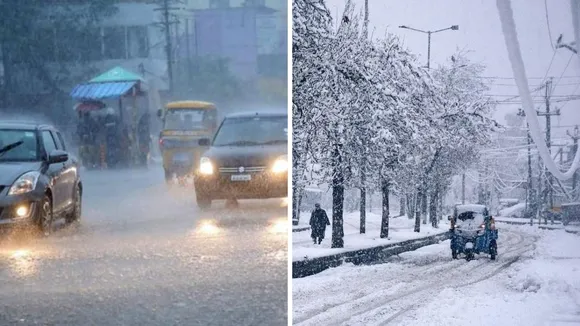 Rain and Snowfall Alert