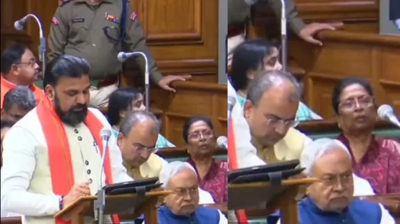 CM Nitish Kumar viral video social media