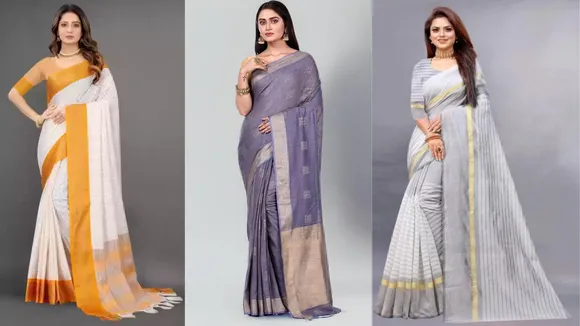 Cotton Jute Saree