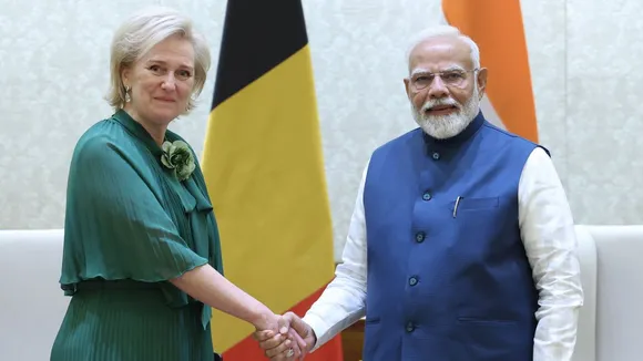 belgian princess astrid meets PM modi