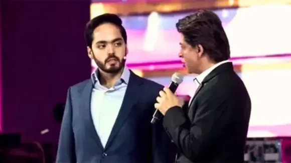 Shah Rukh Khan And Anant Ambani Image