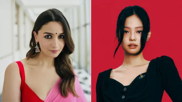 Alia Bhatt And K-Pop Star Jennie Image