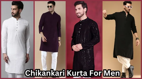 Chikankari Kurta For Men