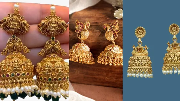 गोल्ड प्लेटेड झुमके