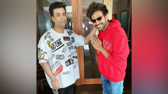 Karan Johar and Kartik Aaryan Image 2025 (1)