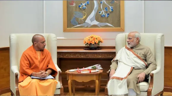 CM Yogi Adityanath and PM Modi Meets