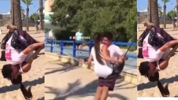 VIRAL STUNT VIDEO COUPLE