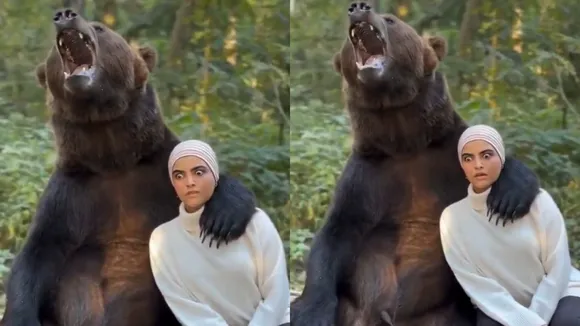 VIRAL BEAR VIDEO SELFIE