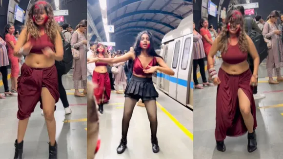 Delhi metro girls dance video