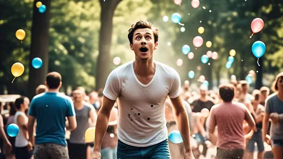 Holi Special News know what will happen if you throw Water Balloons on Street People  