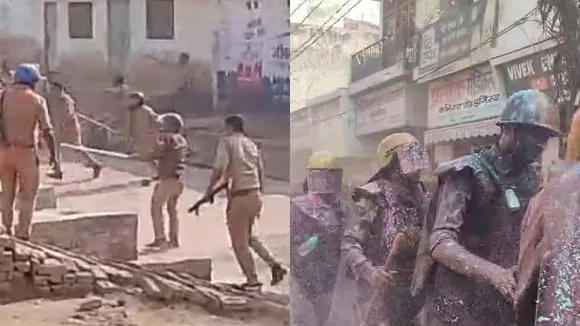 shahjahanpur holi stone pelting