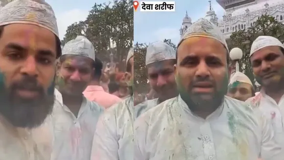 viral holi video on social media