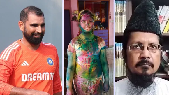 Mohammad Shami Daughter celebrates holi  Maulana Shahbuddin criticizes says its Crime
