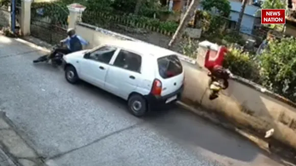 viral accident video hit run