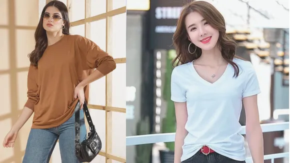 Round Neck Vs V Neck T Shirt