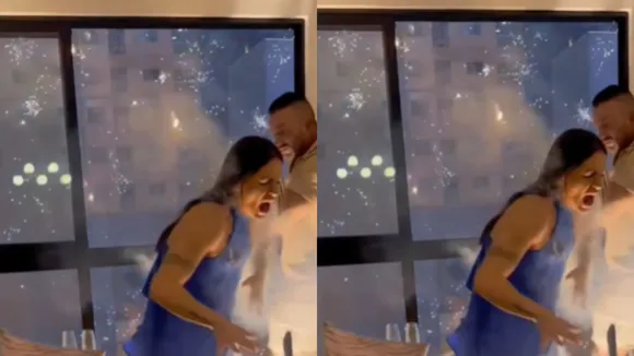 Viral girl attack video on social media