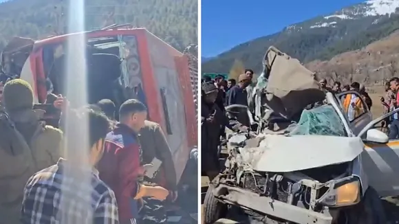 j&k road accident