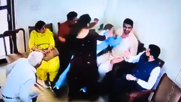 Saweety Boora Caught Attacking Husband