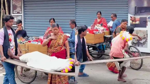 Viral prank dead body video