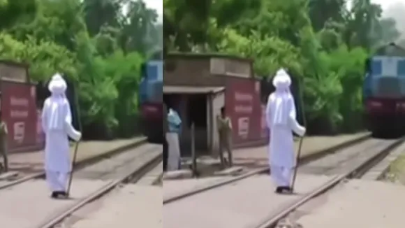 Viral traine attacked video