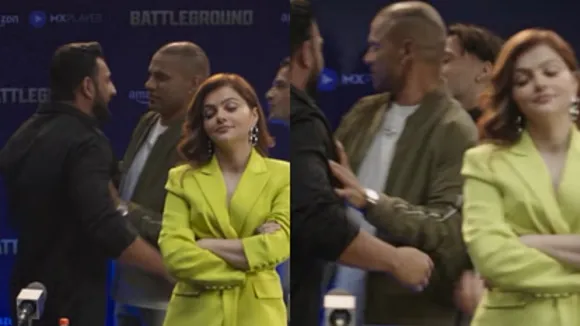 Asim Riaz and Rajat Dalal massive fight in front of Shikhar Dhawan and Rubina Dilaik .......