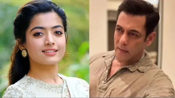 salman khan pulled rashmika mandanna out of car video goes viral netizens react