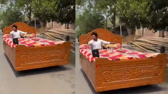 running bed viral Video on social media