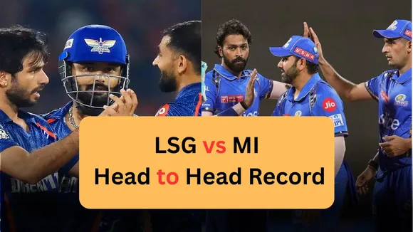 LSG vs MI head to head record in ipl
