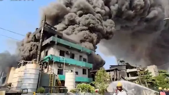  Fire Broke Out In Bharuch of gujarat Chemical Company News in hindi 