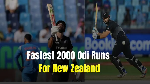 Fastest 2000 Odi Runs  For New Zealand