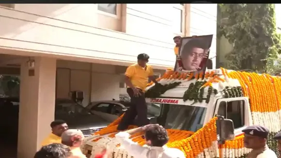 Manoj Kumar funeral....