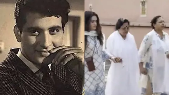 Manoj Kumar funeral late actor wife looked very emotional video viral ........