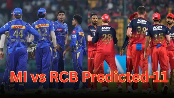 MI vs RCB Predicted Playing-11