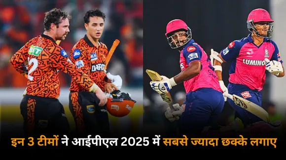 These 3 teams have hit the most number of sixes in the ipl 2025