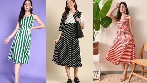 Striped Dresses For Women