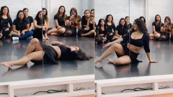 women hot dance viral on social media