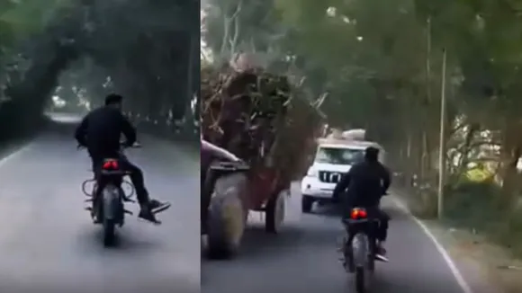 Viral stunts video social media